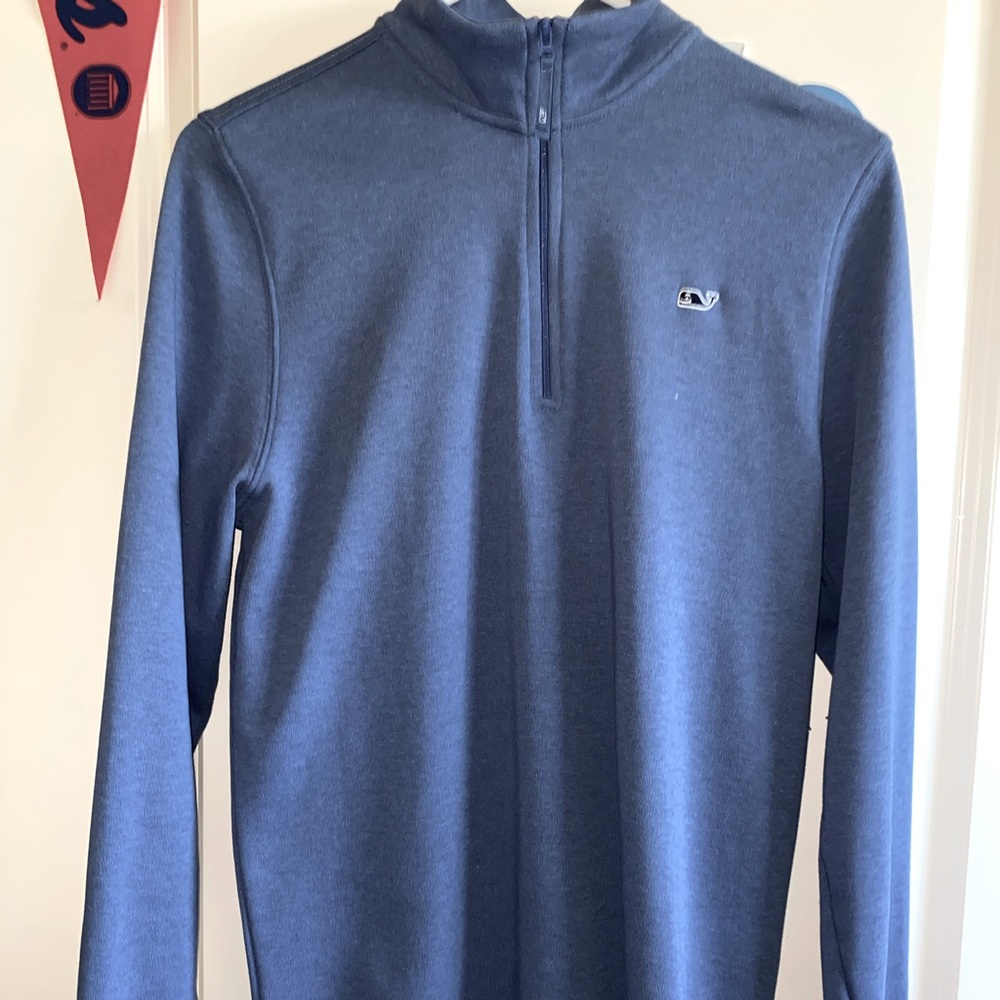 Vineyard vines blue 1/4 zip pullover YXL